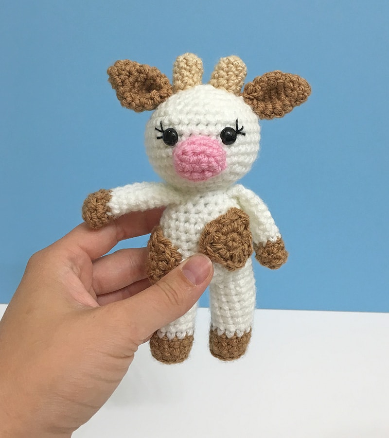 Mini Amigurumi Cow Free Crochet Pattern  Amigurumi  Amigurumi Free Patterns